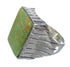 Turquoise Southwest Silver Ring Size 8-3/4 QX85486